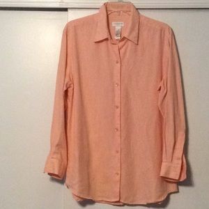 Liz Claiborne button down linen shirt